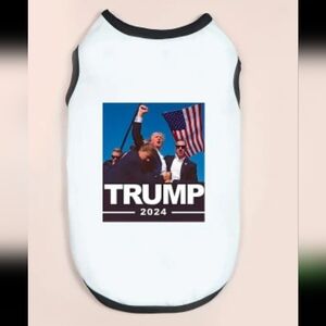 Trump 2024 fight Dog or Cat Tee! NWT! Sz.M 🇺🇲